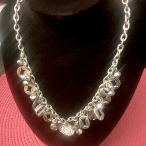 WHBM Silver Statement Necklace